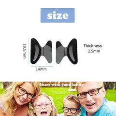 Nose pads displayed on sunglasses