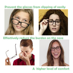 Glasses cleaning before applying UPIONIC nose pads