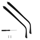 UPIONIC TR90 glasses temple replacement in matte black - front view