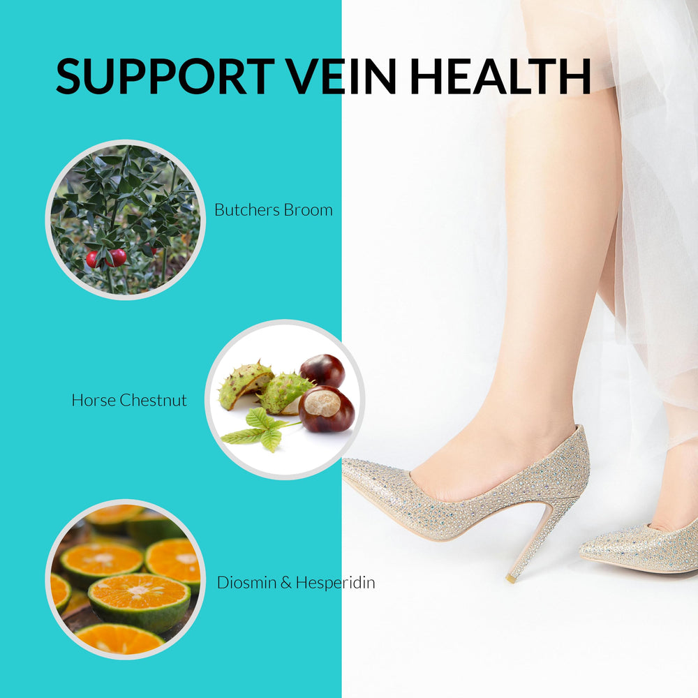 Leg wellness and circulation concept with UpNourish