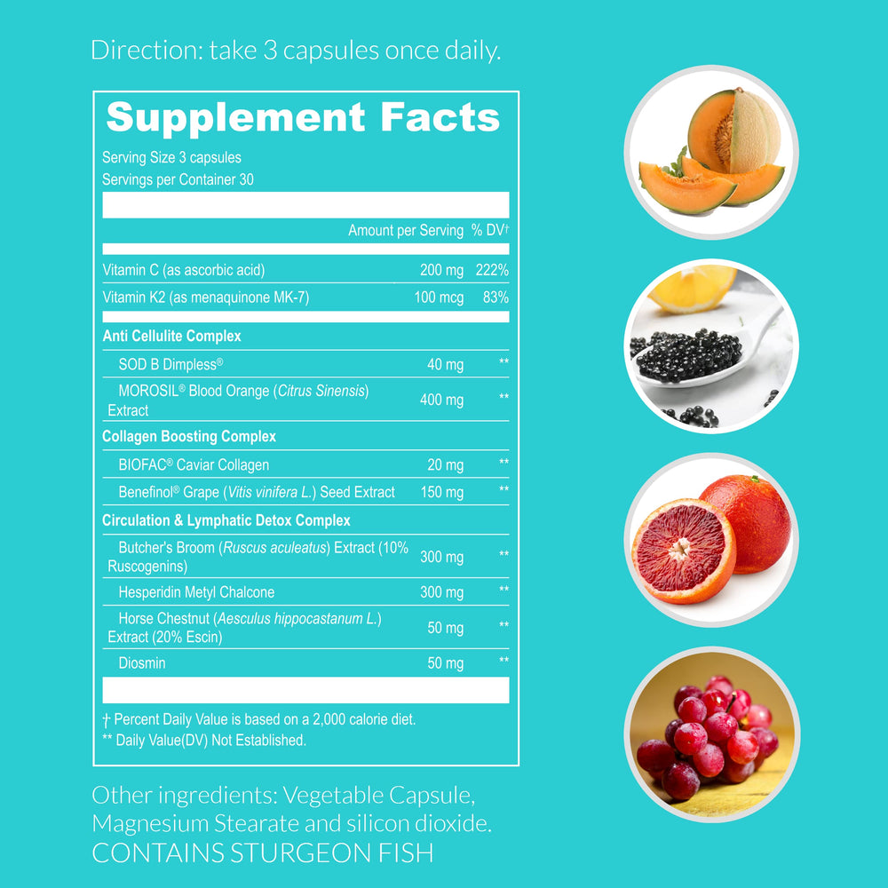 Packaging box and bottle of UpNourish on white background