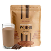 UpNourish Chocolate Vegan Protein Powder canister front view