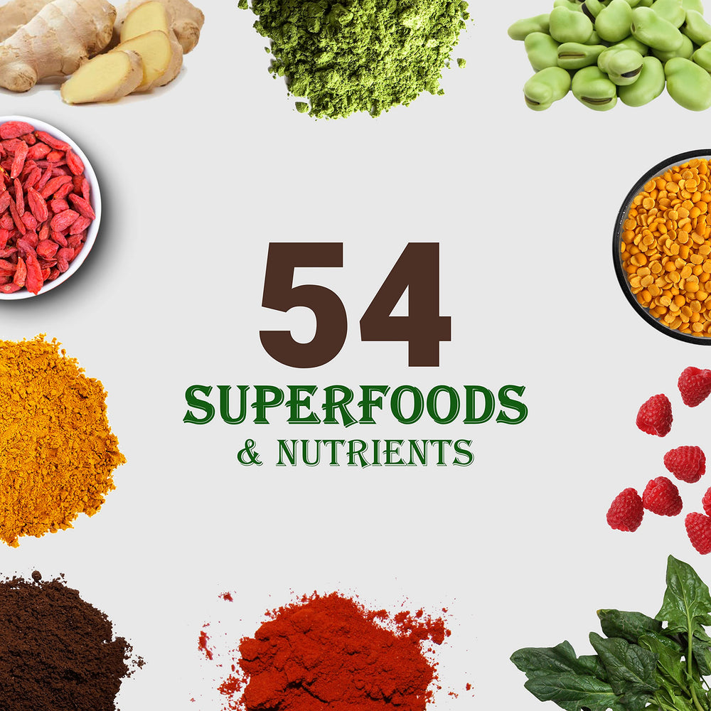 54 nutrient superfood blend visual