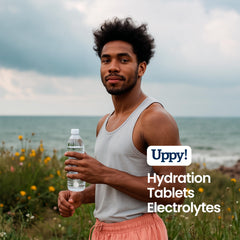 Uppy festival-ready tube – fits in backpack for long days.