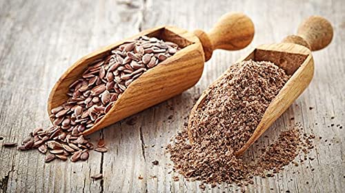Non-GMO organic flaxseed source label