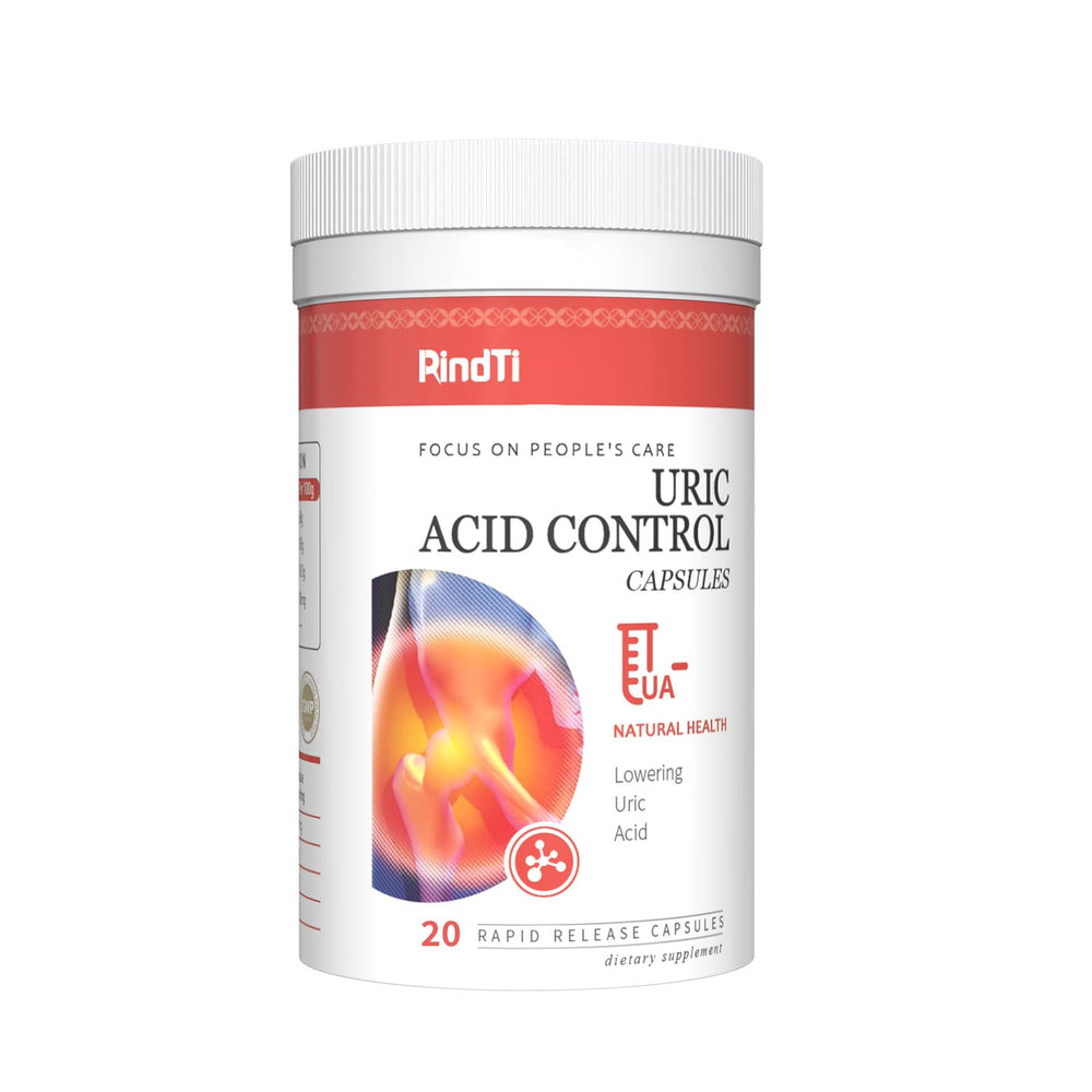 Uric Acid Flush bottle featuring Tart Cherry and Celery Extract