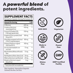 Urinari-X 90 capsules bottle on a white background