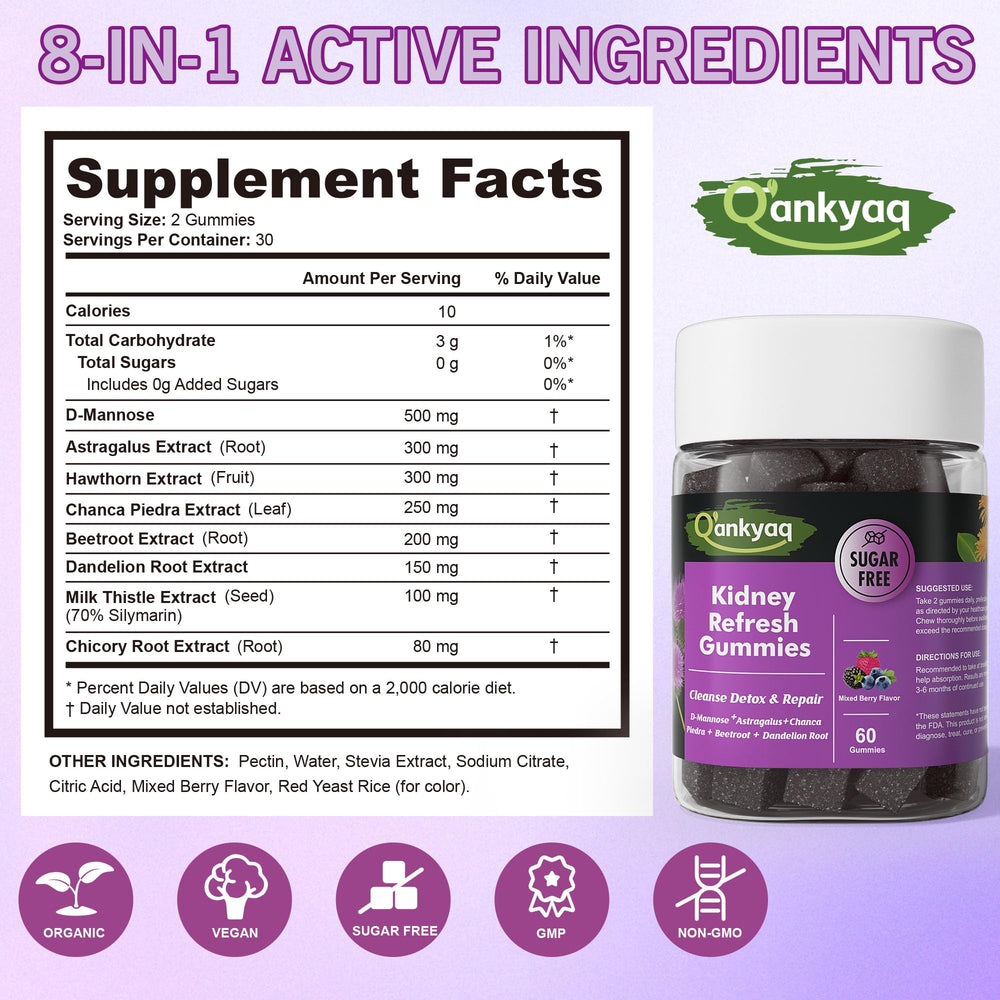 Urinary health support gummies for women