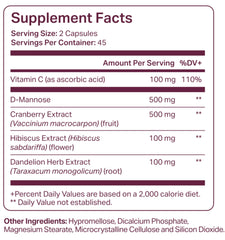 USA-made urinary tract health supplement bottle with lifetime guarantee