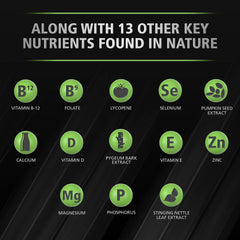 Urinozinc Plus capsules near bottle