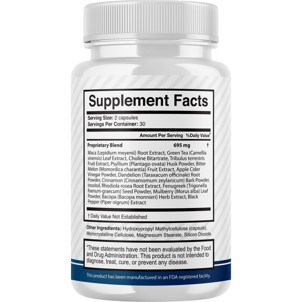 UroFlow Capsules 180 count bottle close-up