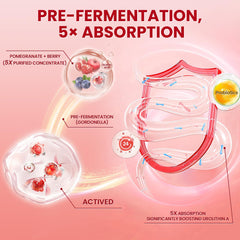 Graphic showing 98%+ Urolithin A bioavailability