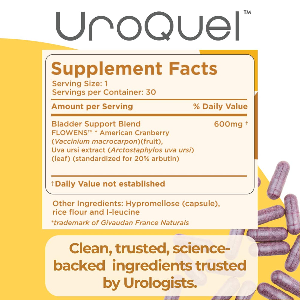 OBGYN-formulated cranberry pills for women and men - UroQuel