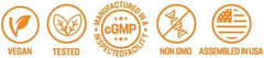 Made in USA cGMP facility badge
