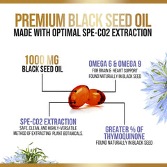 USA bottled black seed oil label