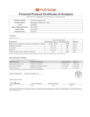 USA manufacturing facility with cGMP certification