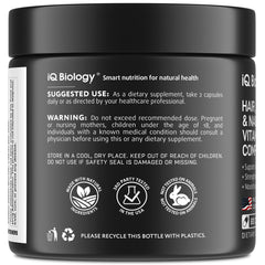 Doctor-formulated USA-made hair growth supplement packaging