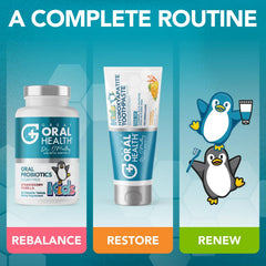 USA-made dental probiotics for kids packaging