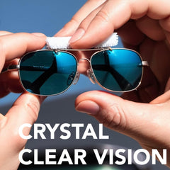 USA-made eyewear care product label