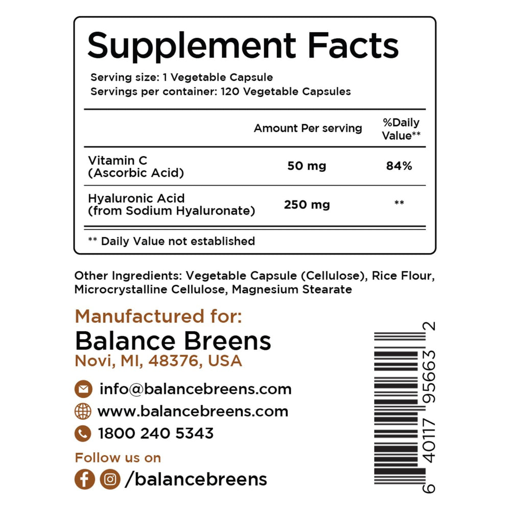 Made in USA label with clean ingredients