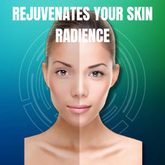 USA-made, non-GMO collagen serum bottle highlighting clean ingredients.