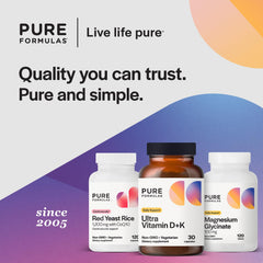 PureFormulas Vitamin D3 K2 made in the USA