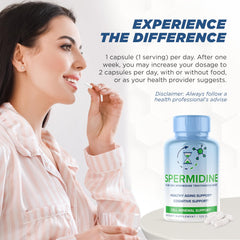 USA-made spermidine capsules bottle