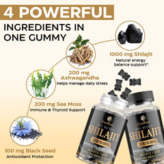 Made in USA, vegan and gluten-free gummies