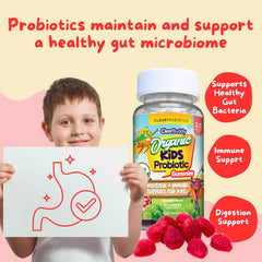 Made in USA with organic certification badge