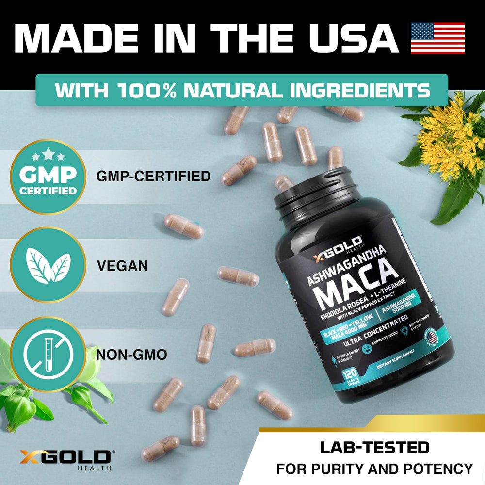 Premium USA-manufactured ingredients and quality control