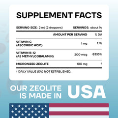 USA-sourced zeolite being produced in a GMP-certified facility
