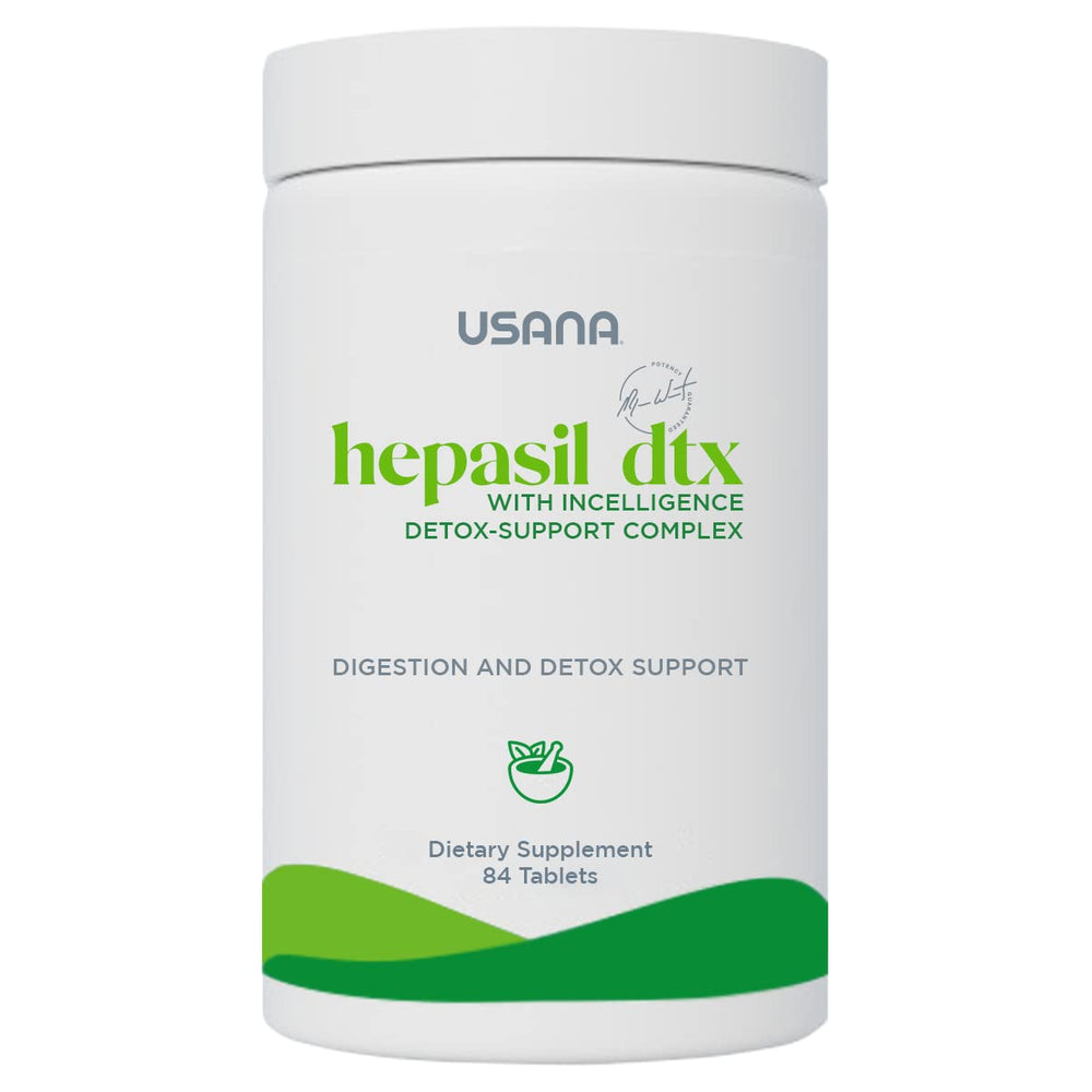 USANA Hepasil DTX bottle featuring InCelligence Detox-Support Complex