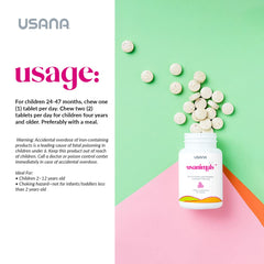 Child-friendly administration of Usanimals chewables