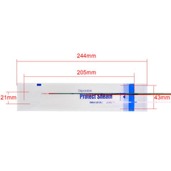 Intraoral camera head sleeve compatible up to 50mm