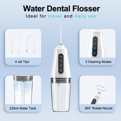 USB charging for cordless water flosser