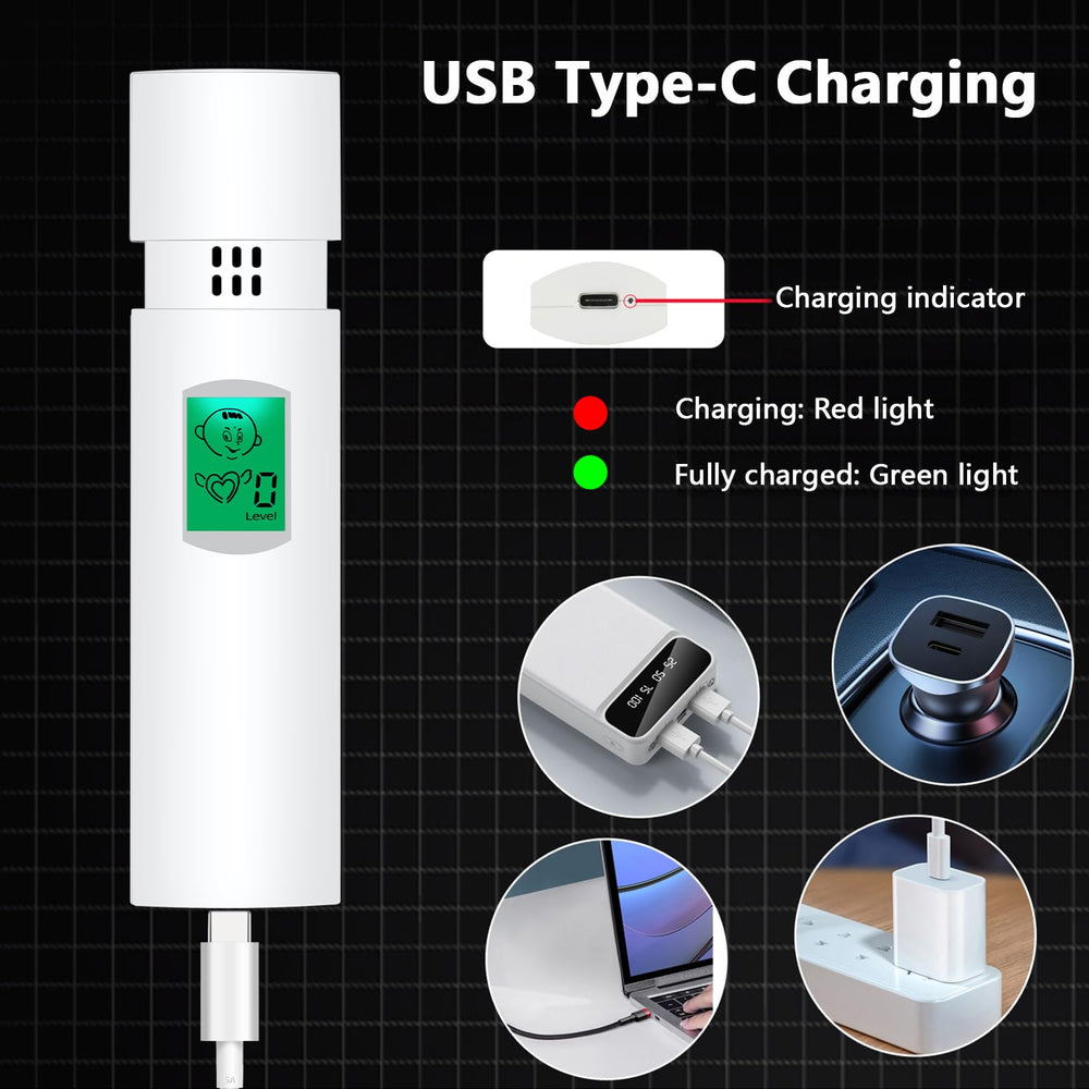 USB charging port on the device