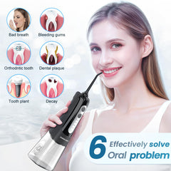 USB rechargeable cordless water flosser