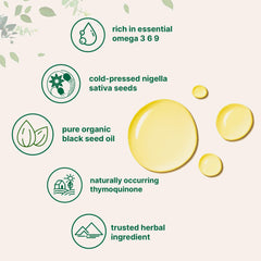 USDA organic certification label for black seed oil