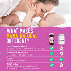 Packaging for gluten-free, dairy-free prenatal vitamin