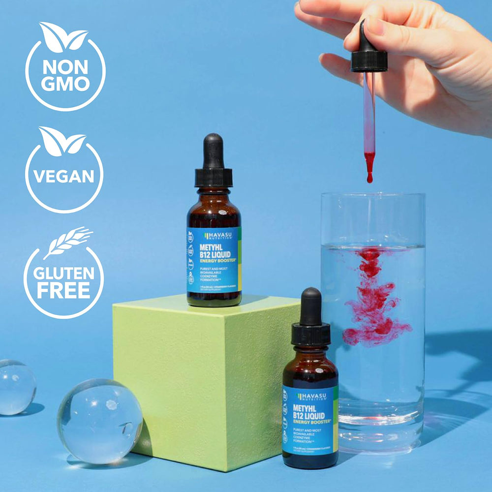 Ingredient highlights: vegan, non-GMO, methylcobalamin B12