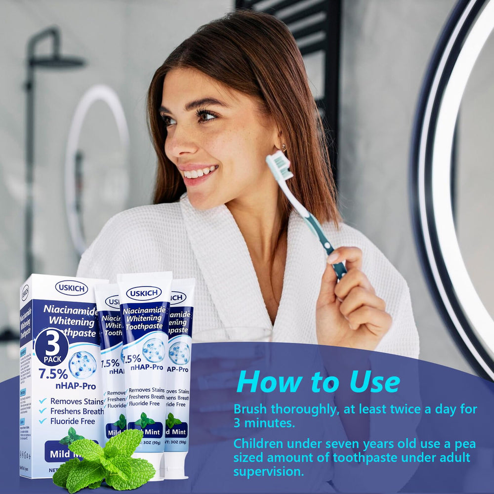 Natural peppermint flavor and fresh breath