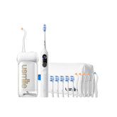 Front view of the 5-in-1 usmile bundle with C10 flosser and Y20 PRO toothbrush