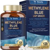 Bottle of USP-grade methylene blue 13-in-1 brain formula