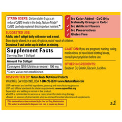 USP Verified seal on Nature Made CoQ10 bottle