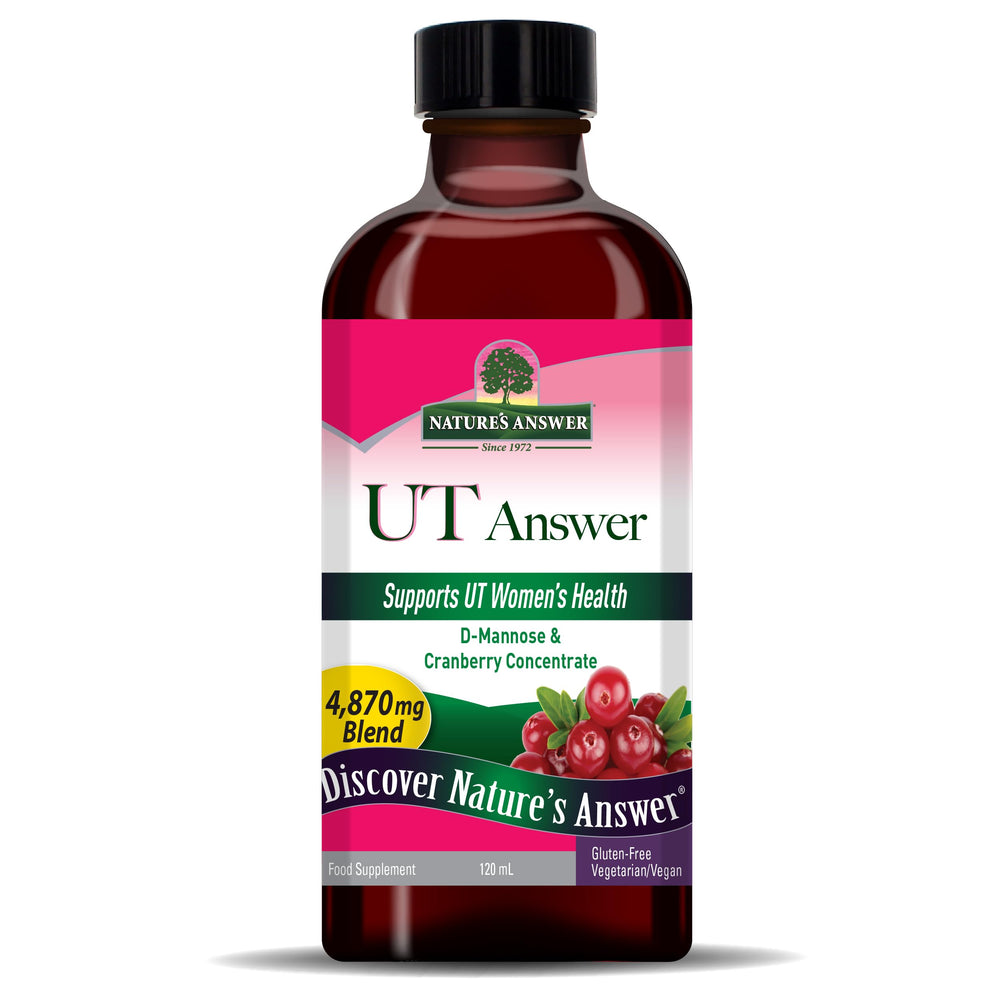 Nature's Answer UT Answer Urinary Tract System Support Cranberry Flavor 4oz bottle - vegan, gluten-free, alcohol-free