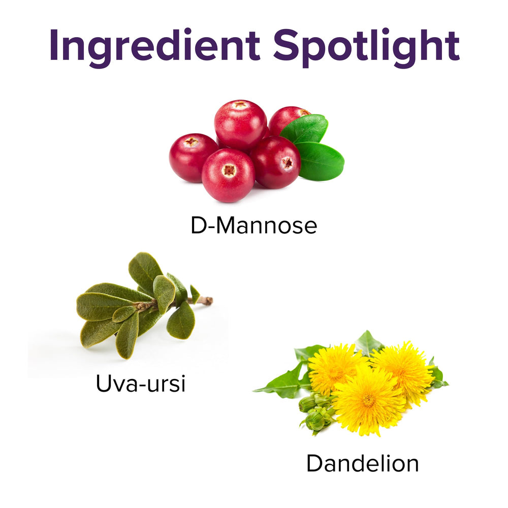 Close-up illustration of D-mannose ingredient