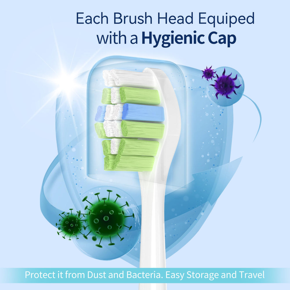 Box and head refills of Utimcare Sonicare compatible toothbrush heads