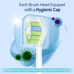 Box and head refills of Utimcare Sonicare compatible toothbrush heads