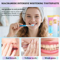 Smiling person experiencing fresh breath
