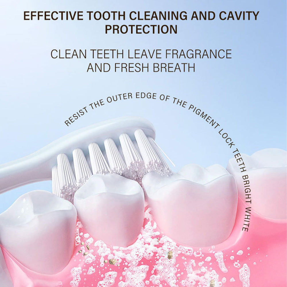 Close-up of toothpaste paste texture